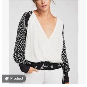 Free People Women's Auxton Long Sleeve Wrap Top